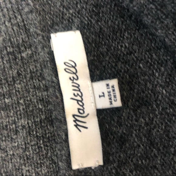 Madewell boatneck button wool sweater dress - Picture 5 of 8